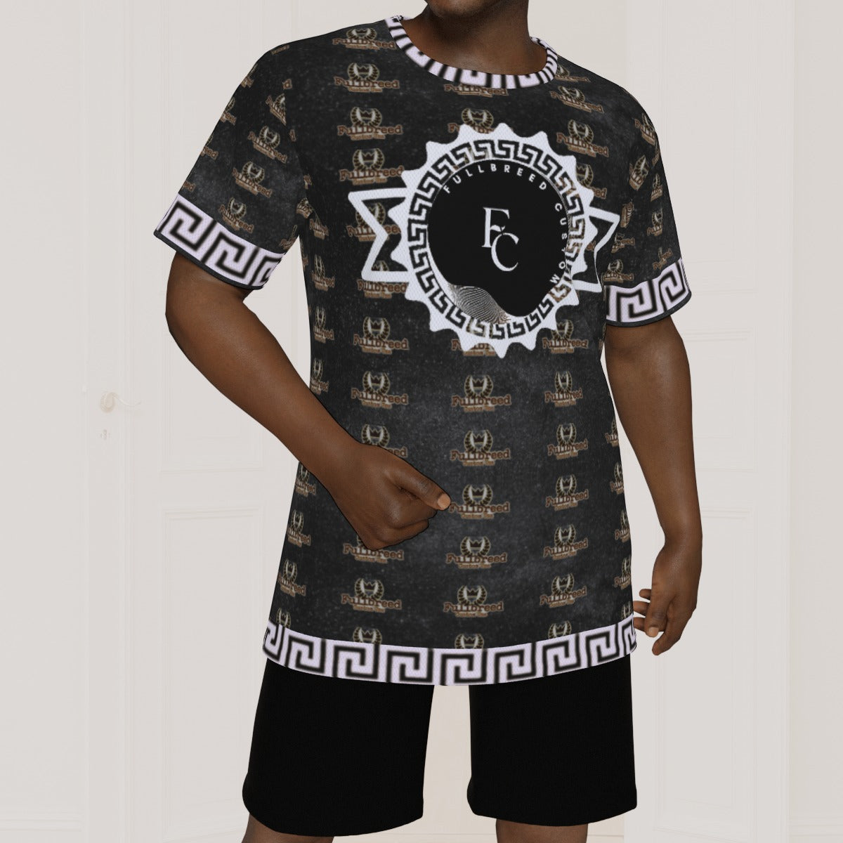 FullbreedCustom  Print Men's T-shirt | Birdseye