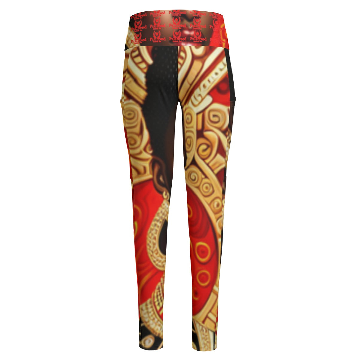 FullbreedCustom Print Women's High Waist Leggings With Side Pocket