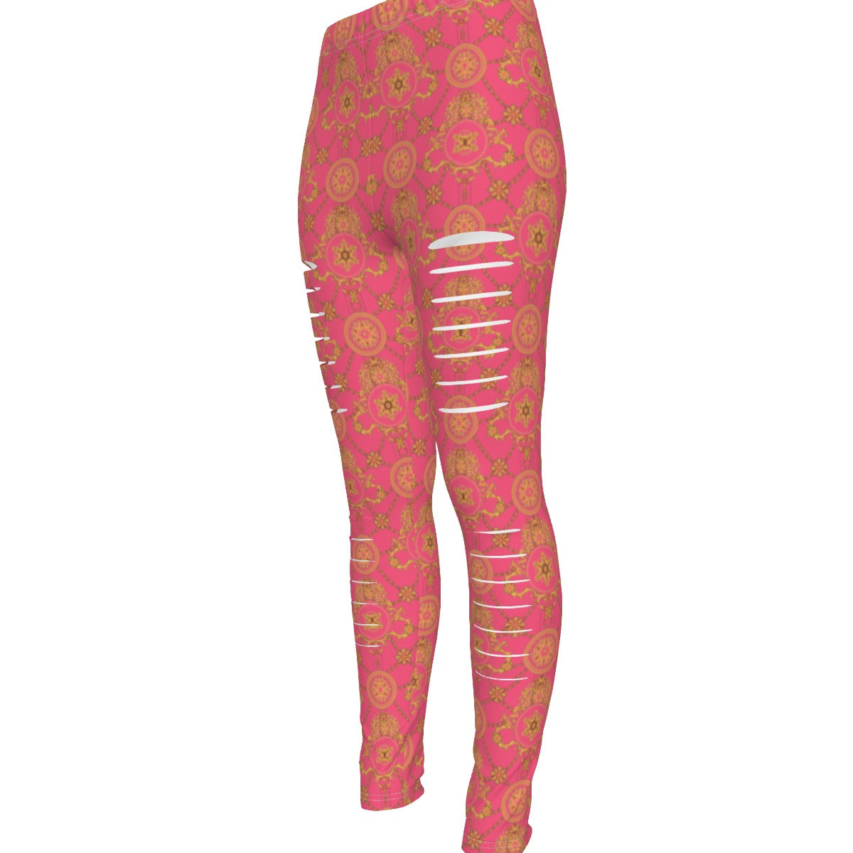 kokorepublicboutique Print Women's Ripped Leggings