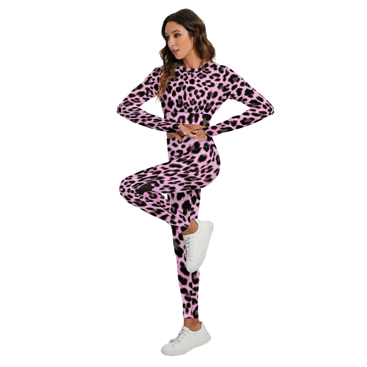 Kokorepublic Print Women's Sport Set With Backless Top And Leggings