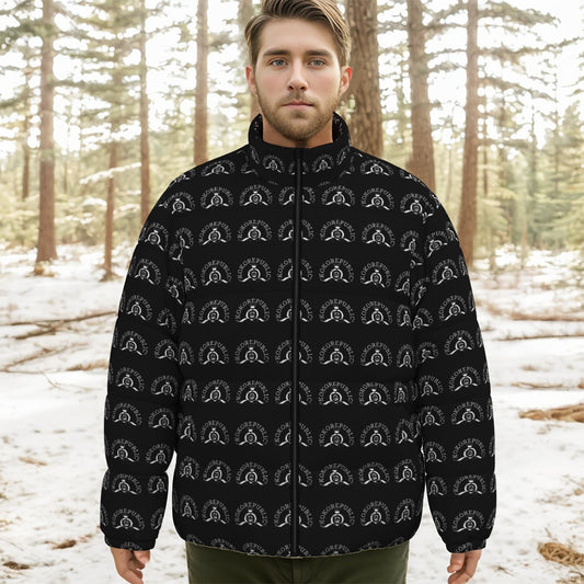 All-Over Print Unisex Stand-up Collar Down Jacket