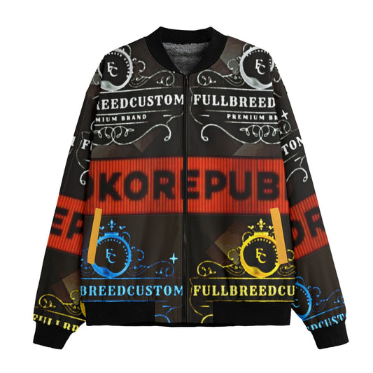 kokorepublic Print Men’s Fleece Bomber Jacket