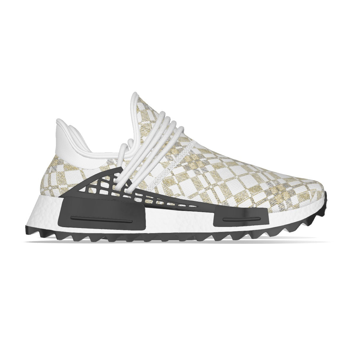 All-Over Print Men's Mesh Sneakers