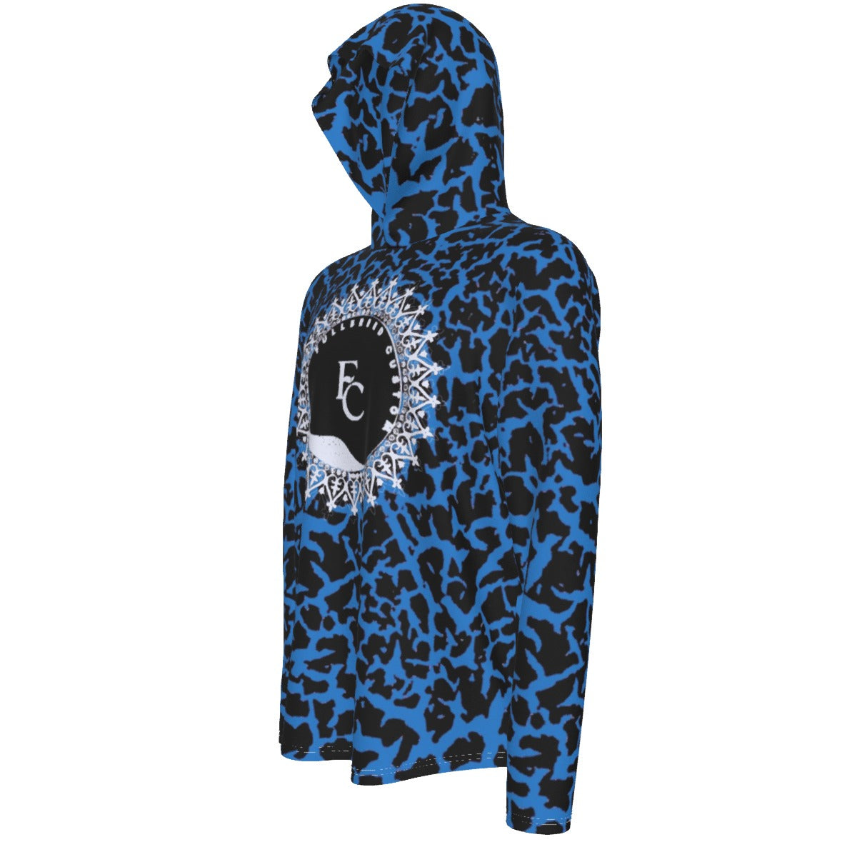 kokorepublic Print Men's Sunscreen  Sports Hoodie With Thumb Holes