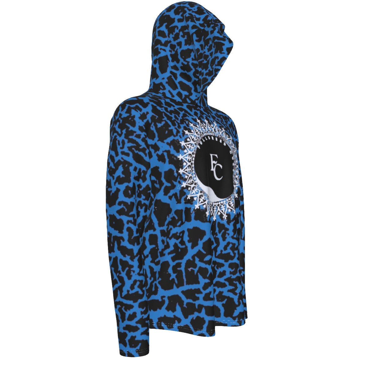 kokorepublic Print Men's Sunscreen  Sports Hoodie With Thumb Holes