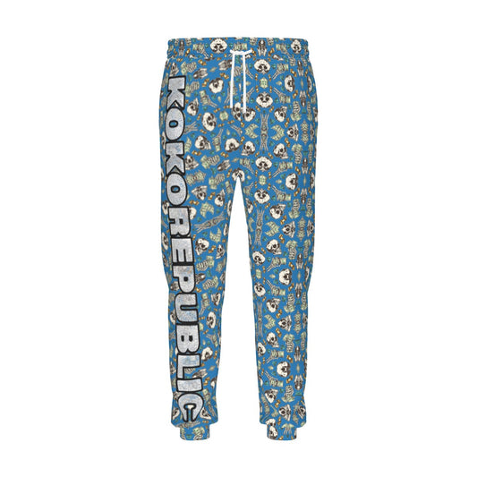 All-Over Print Men's Sweatpants With Waistband