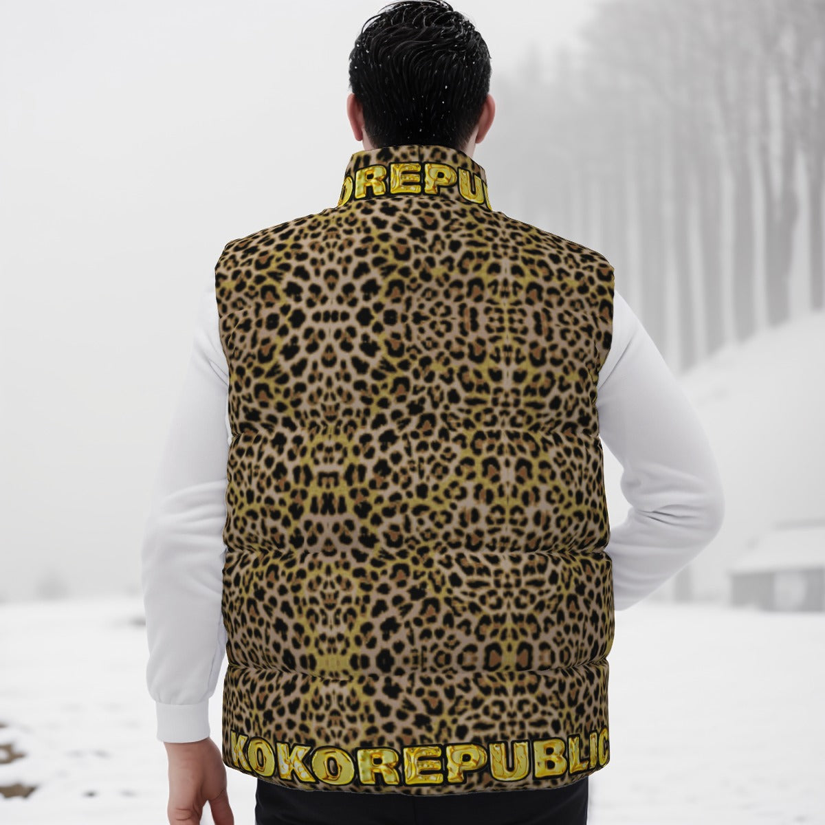 Kokorepublic  Print Unisex Down Vest