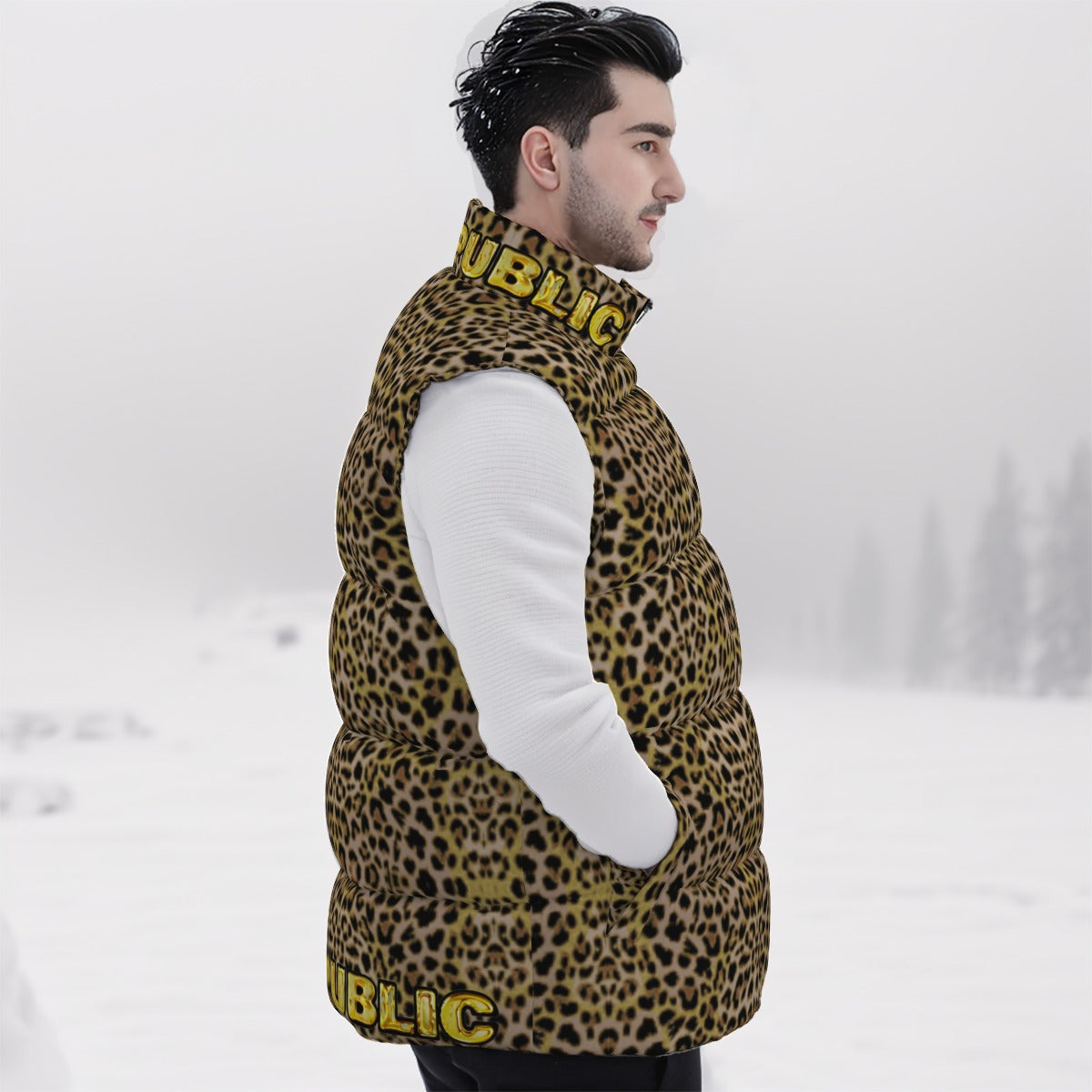 Kokorepublic  Print Unisex Down Vest