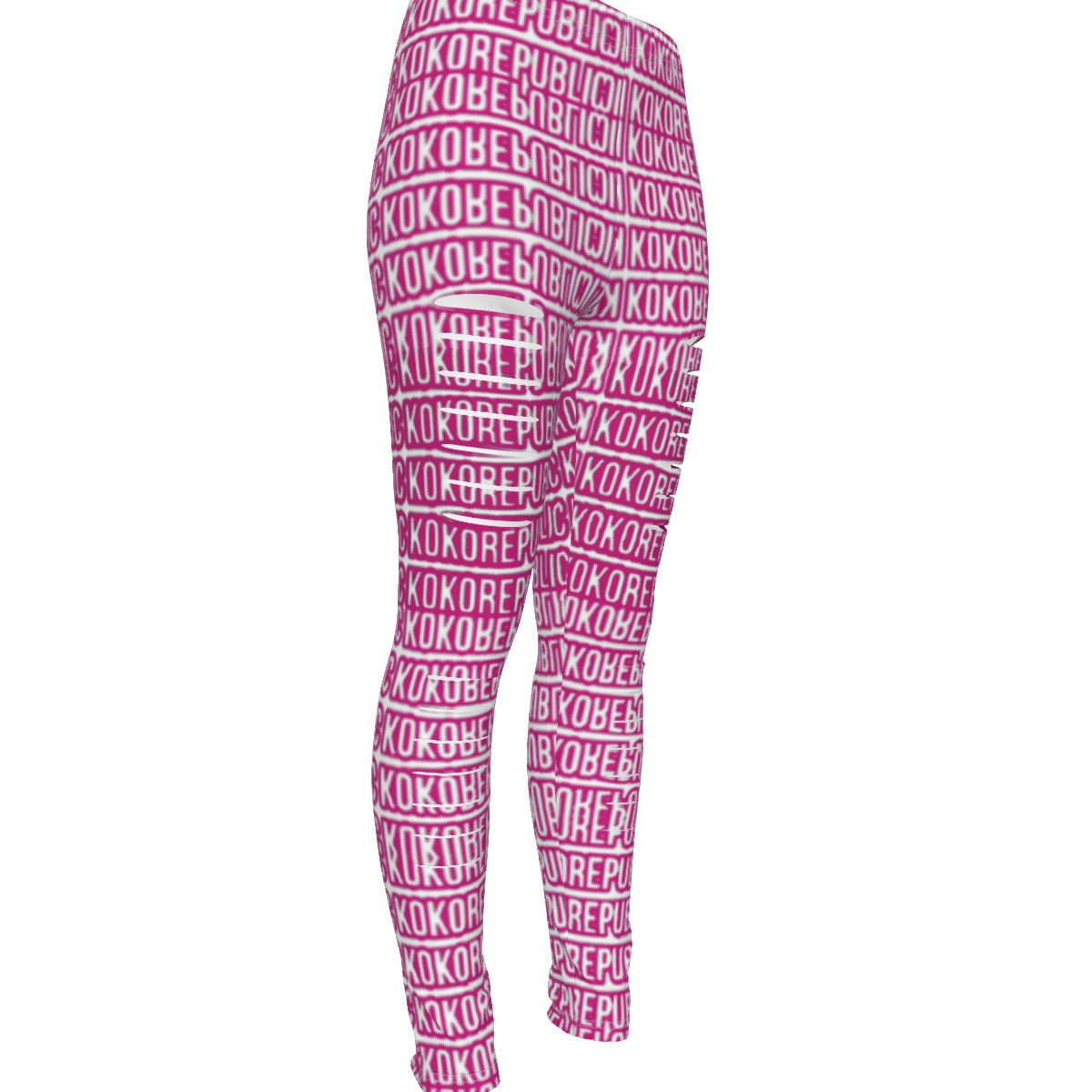 kokorepublic Print Women's Ripped Leggings