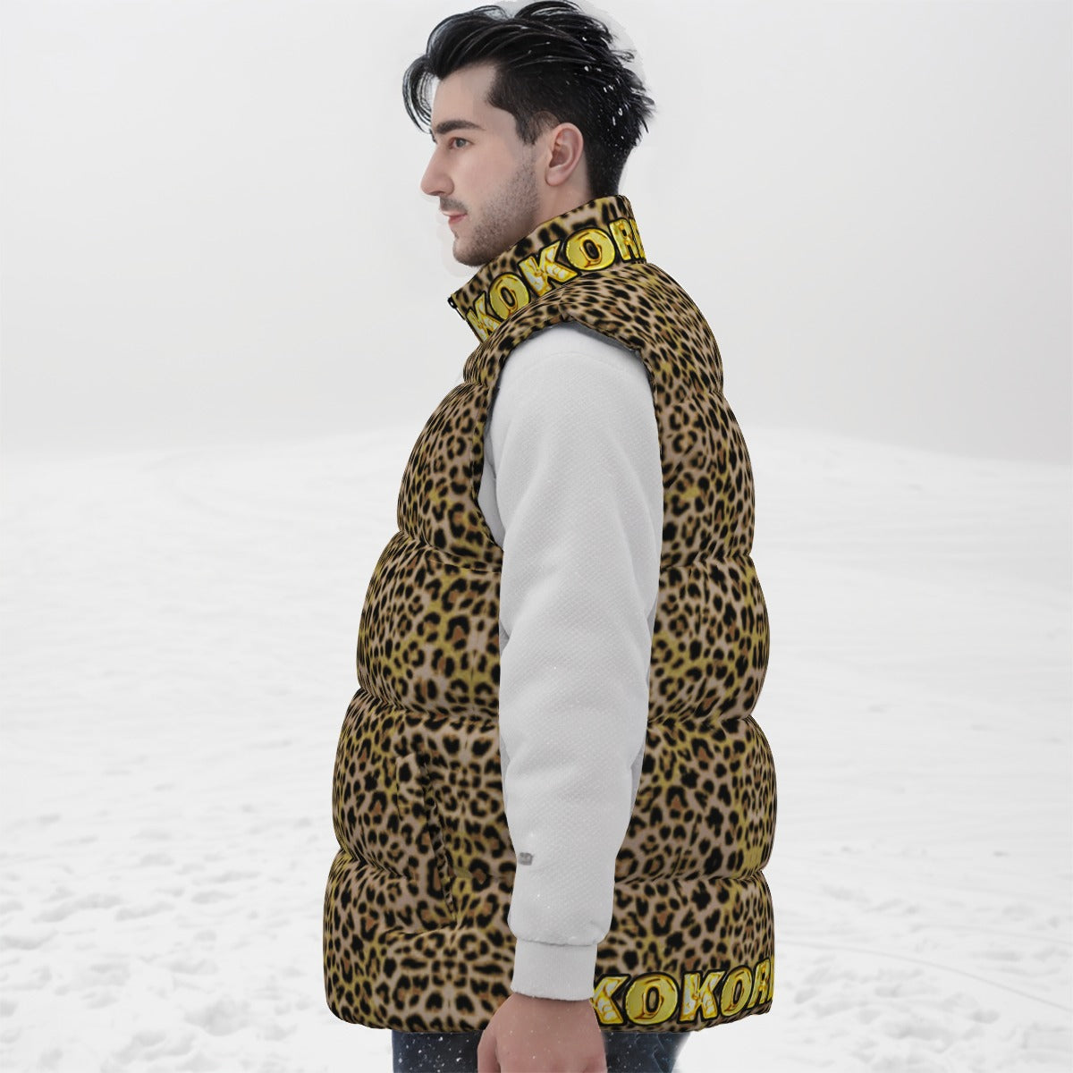 Kokorepublic  Print Unisex Down Vest