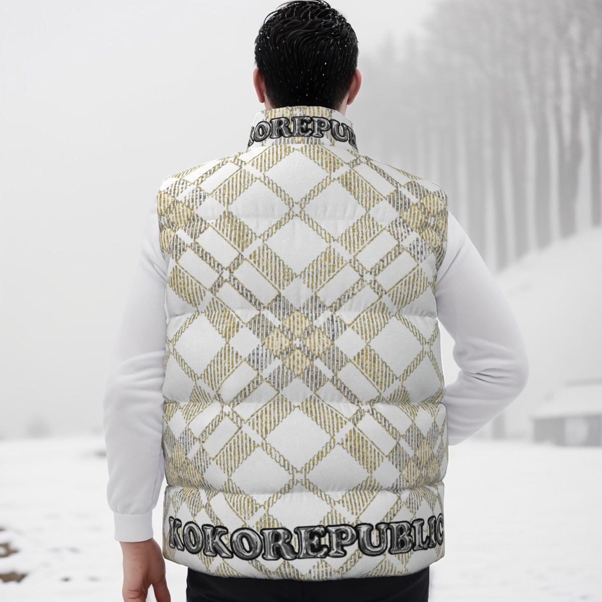 kokorepublic Print Unisex Down Vest