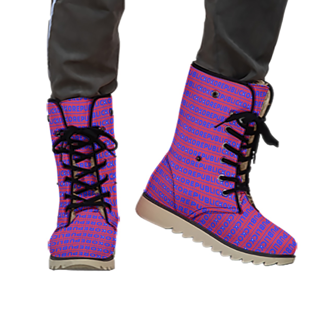 kokorepublic Print Women's Plush Boots