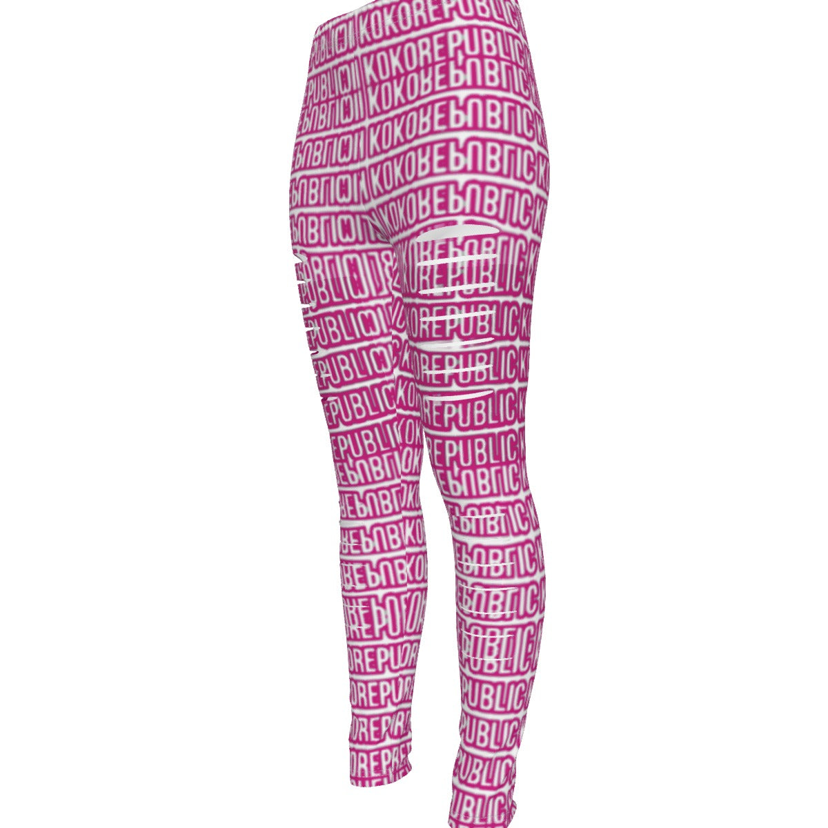 kokorepublic Print Women's Ripped Leggings