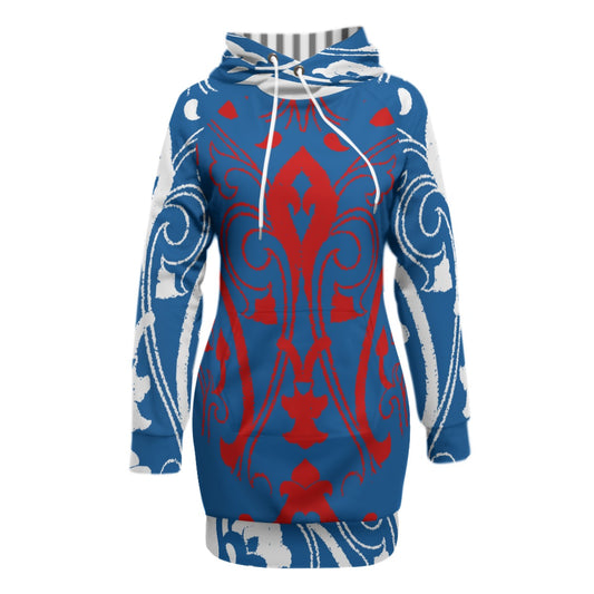 All-Over Print Women's Pullover Hoodie With Raglan Sleeve