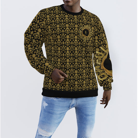 All-Over Print Men's Sweater