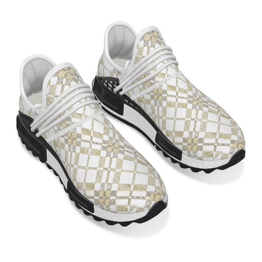 All-Over Print Men's Mesh Sneakers