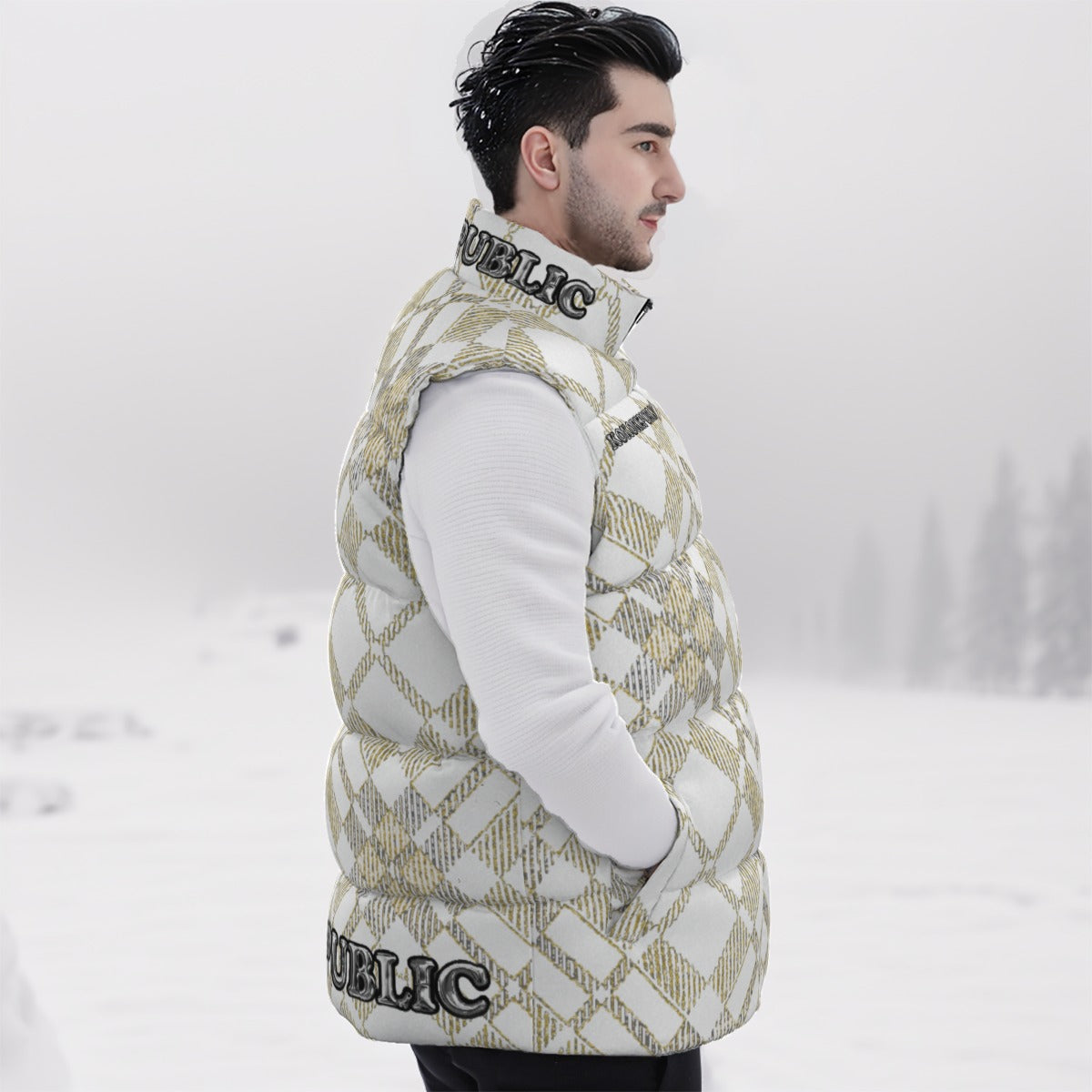 kokorepublic Print Unisex Down Vest