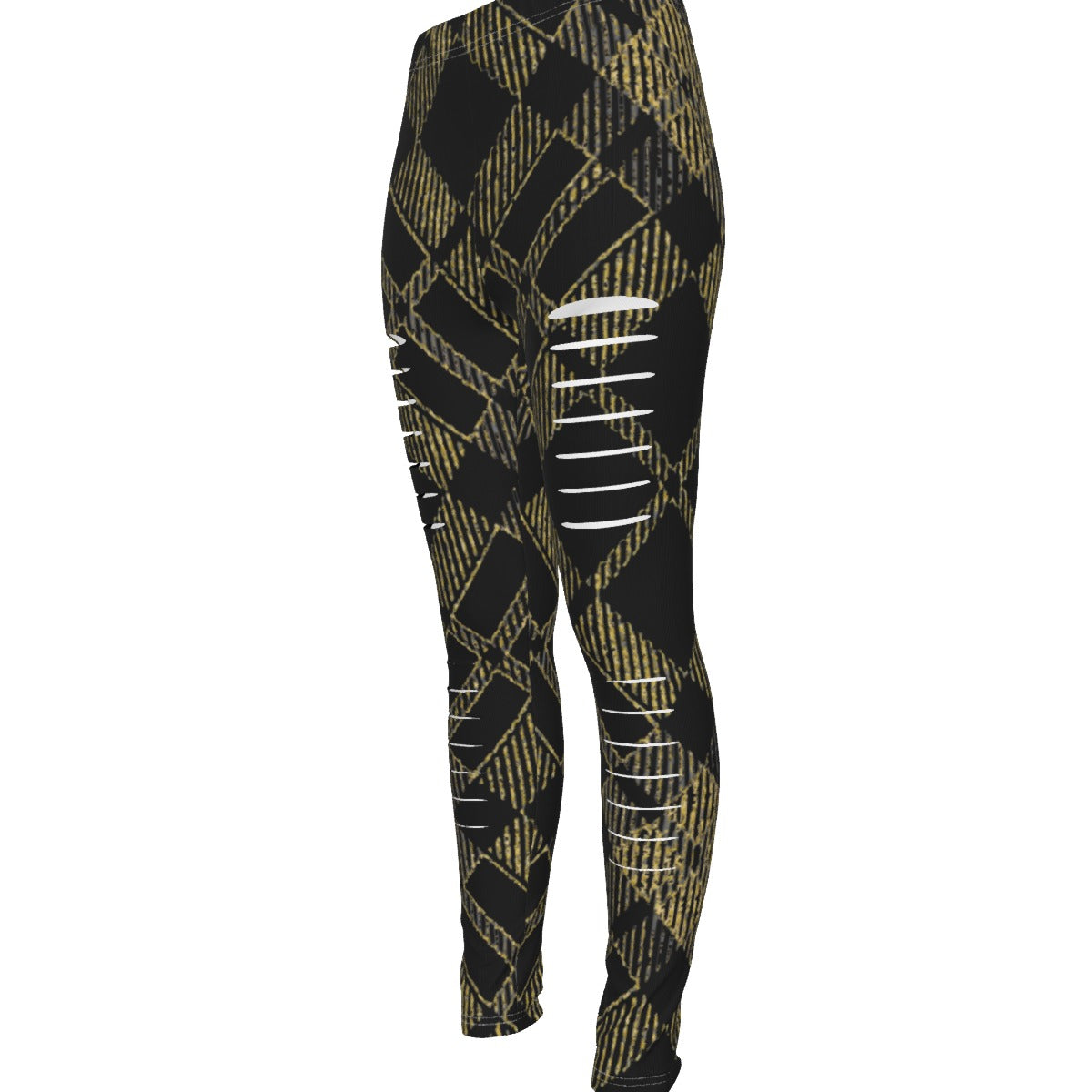 kokorepublic Print Women's Ripped Leggings