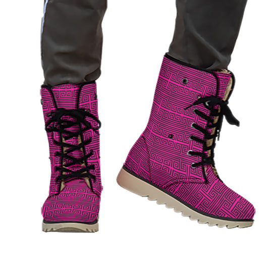 All-Over Print Women's Plush Boots