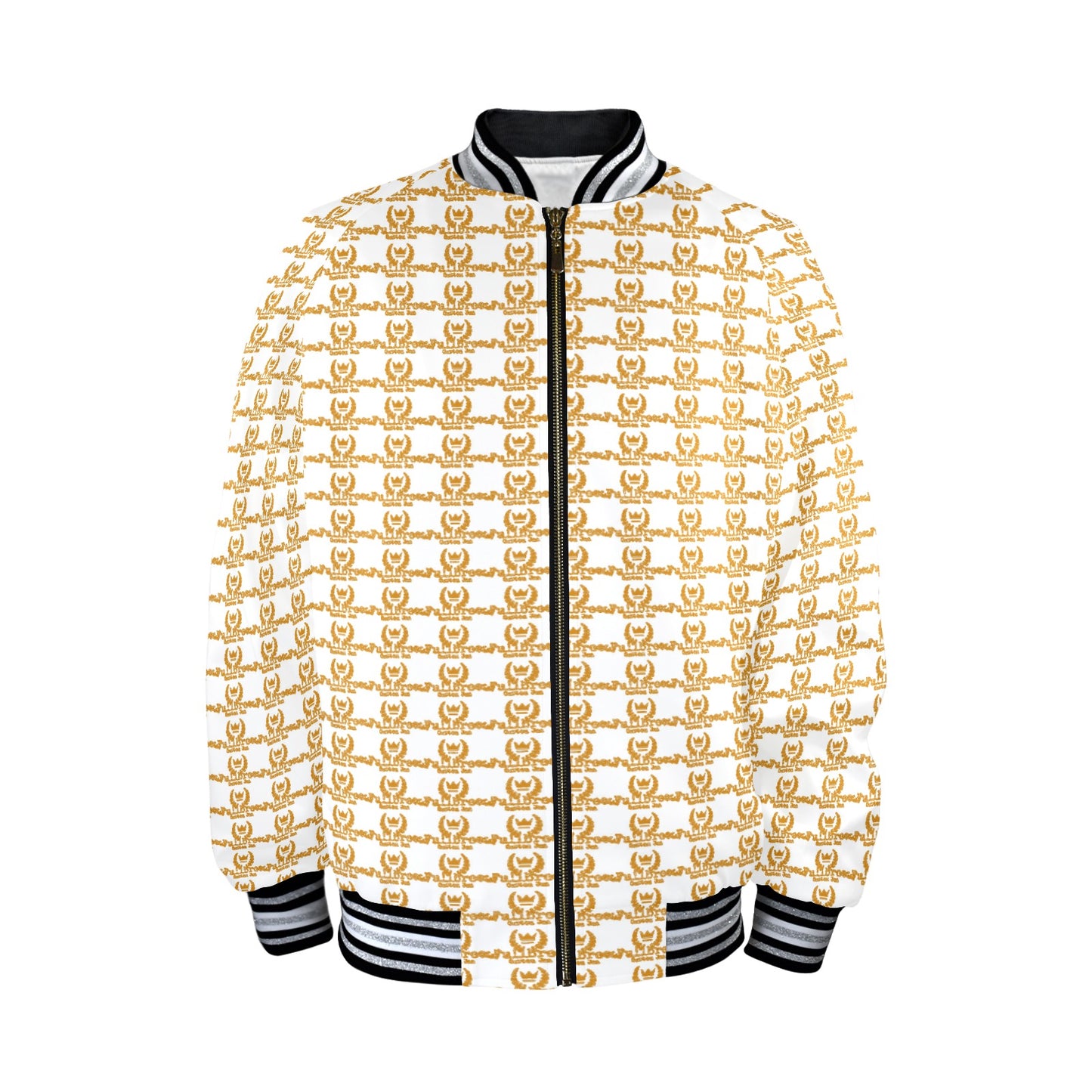 kokorepublic  New Men's Striped Trim Bomber Jacket