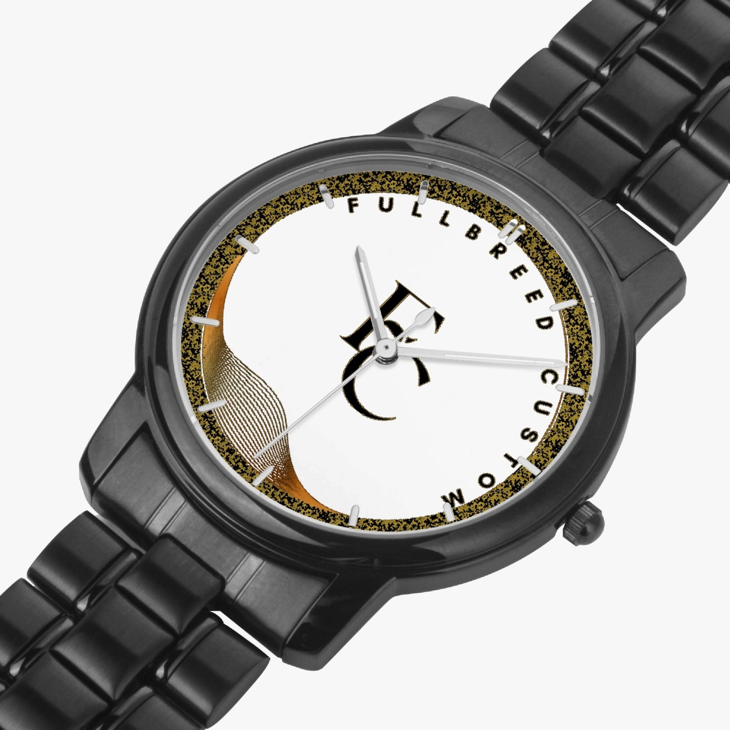 FullbreedCustom 154. Folding Clasp Type Stainless Steel Quartz Watch (With Indicators)