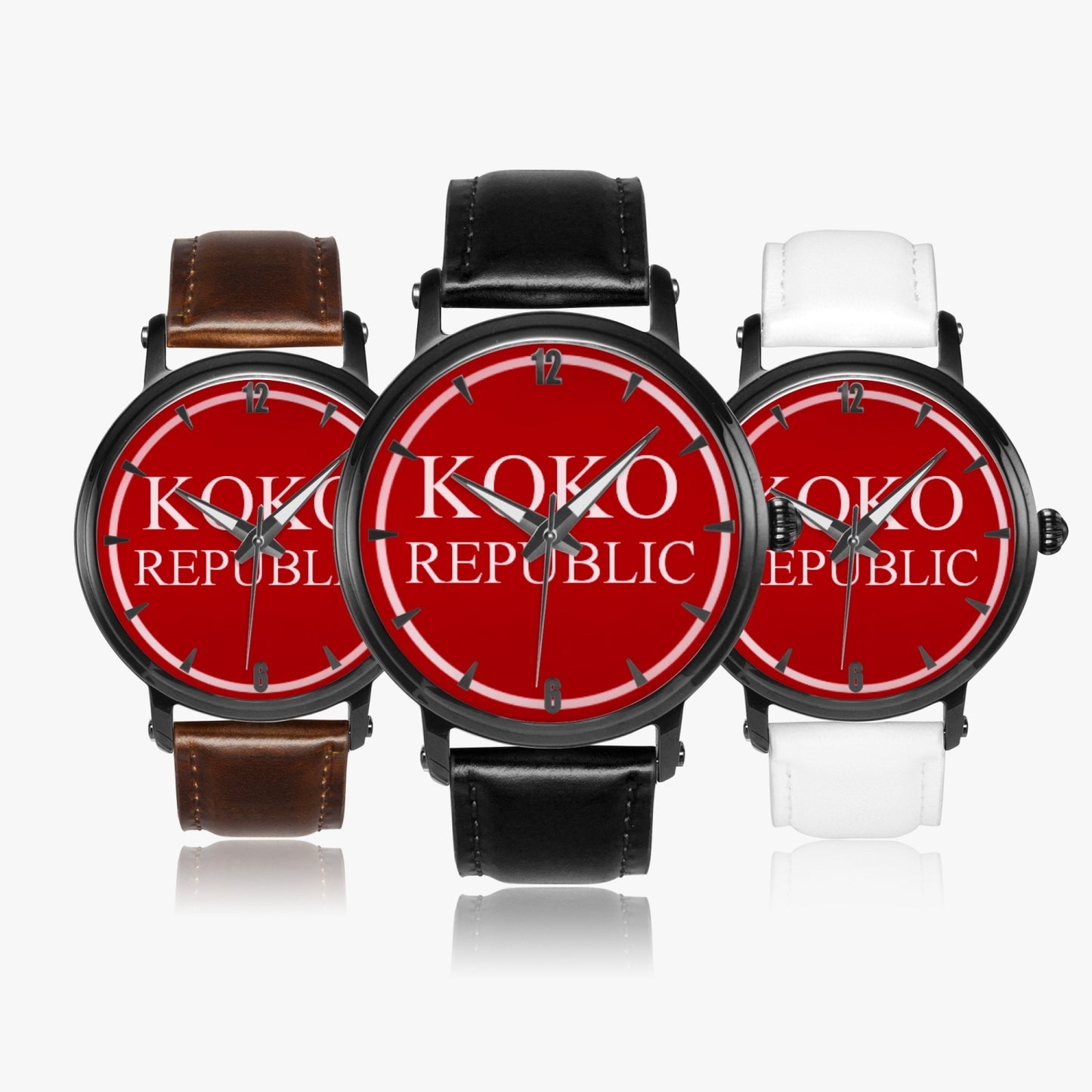 kokorepublic collection 157. 46mm Unisex Automatic Watch(Black)