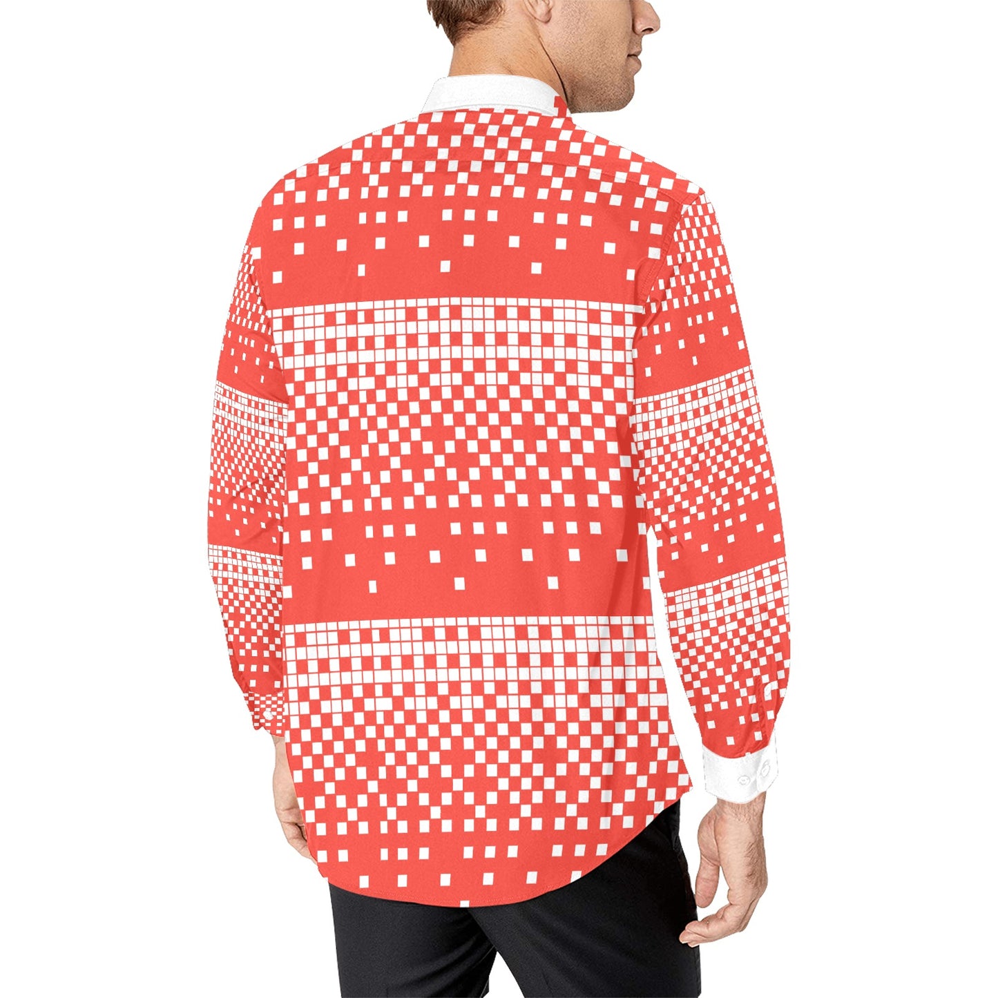 Men's All Over Print Long Sleeve Shirt(Model T61)