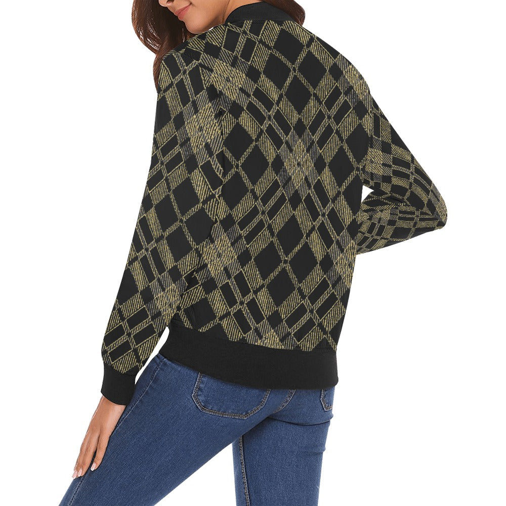 kokorepublic Print Bomber Jacket for Women ( H19)