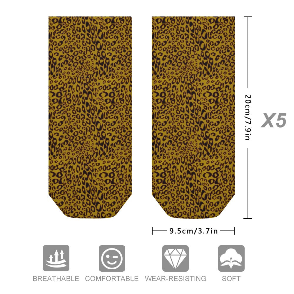 kokorepublic Comfortable Pattern Socks (5 Pairs Of The Same Picture)