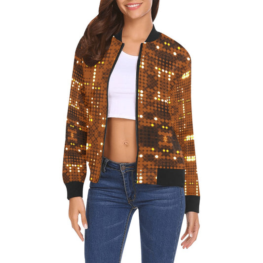 kokorepublic Print Bomber Jacket for Women ( H19)