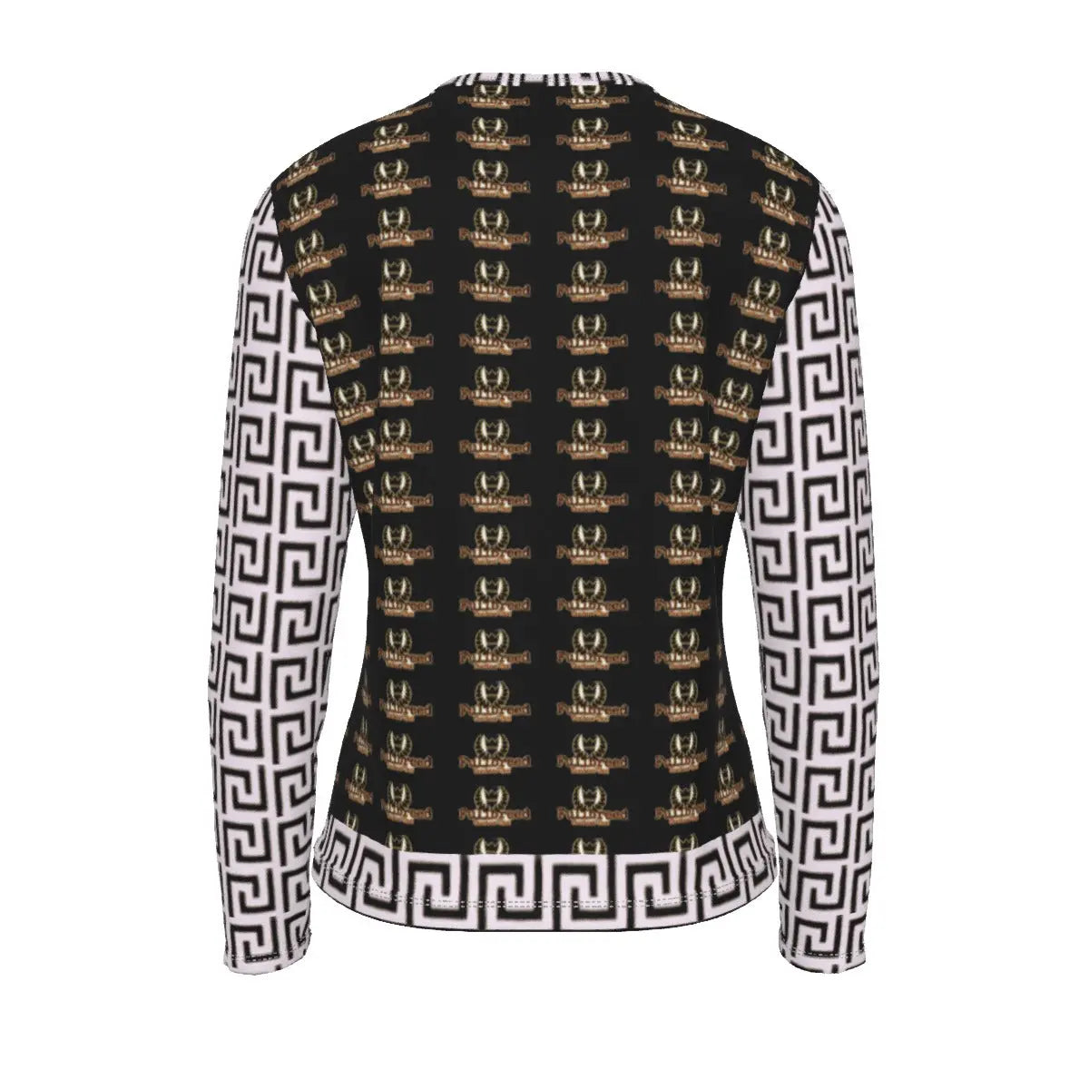 All Over Print Women's Stretchable long Sleeve Top - Image #3