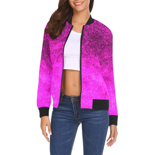 kokorepublicboutique Print Bomber Jacket for Women ( H19)