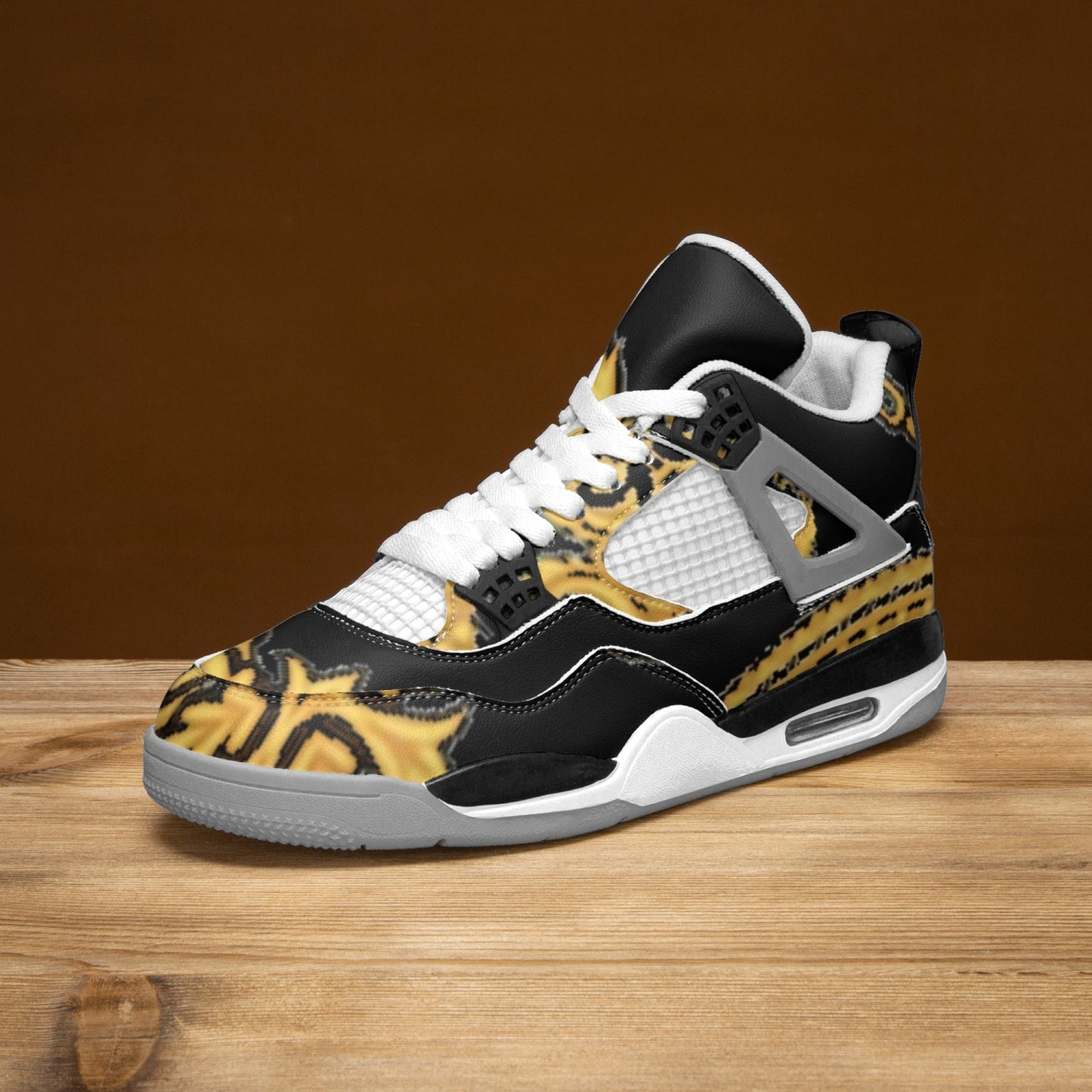 699. AJ4 Basketball Sneakers -Grey Sole