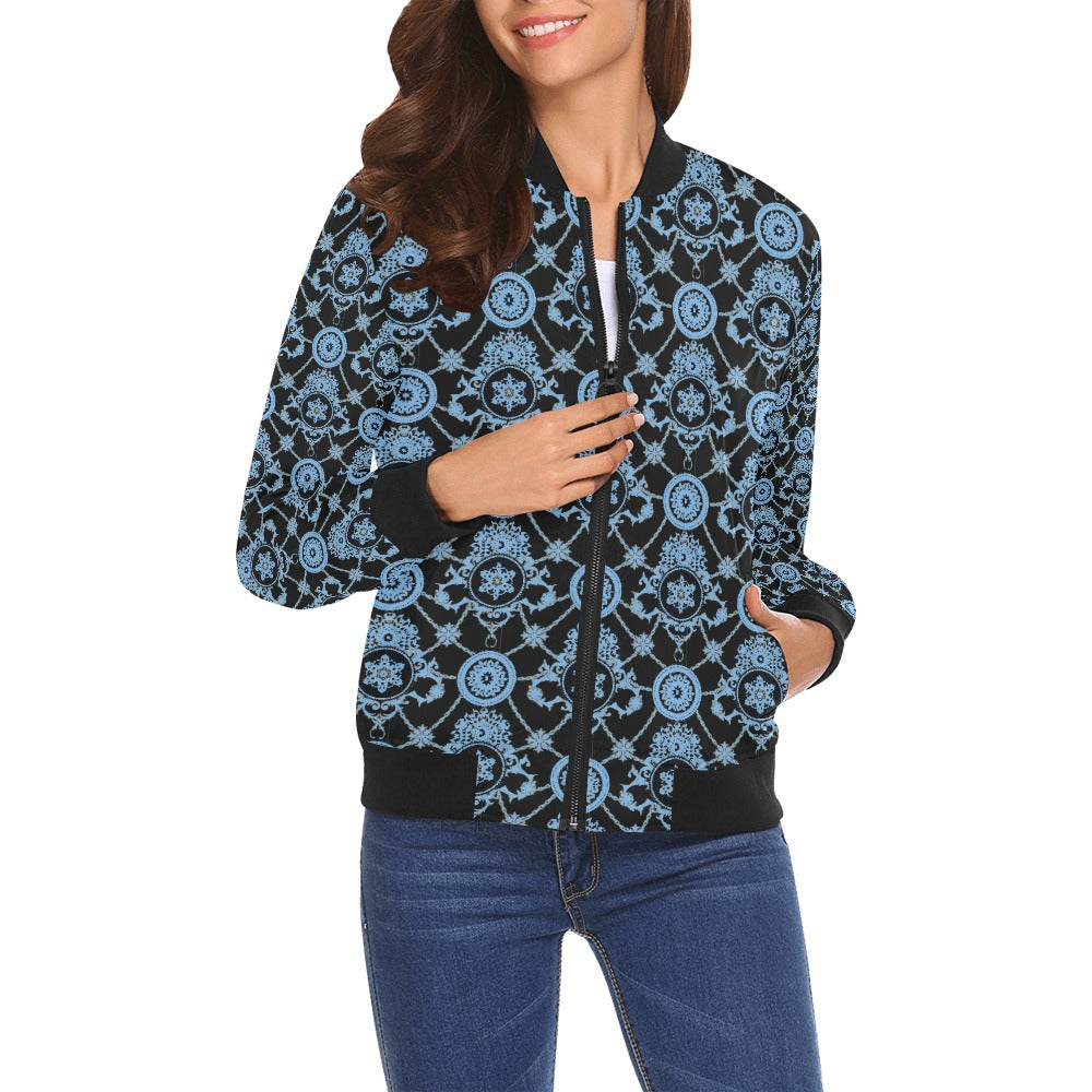 kokorepublicboutique Print Bomber Jacket for Women ( H19)