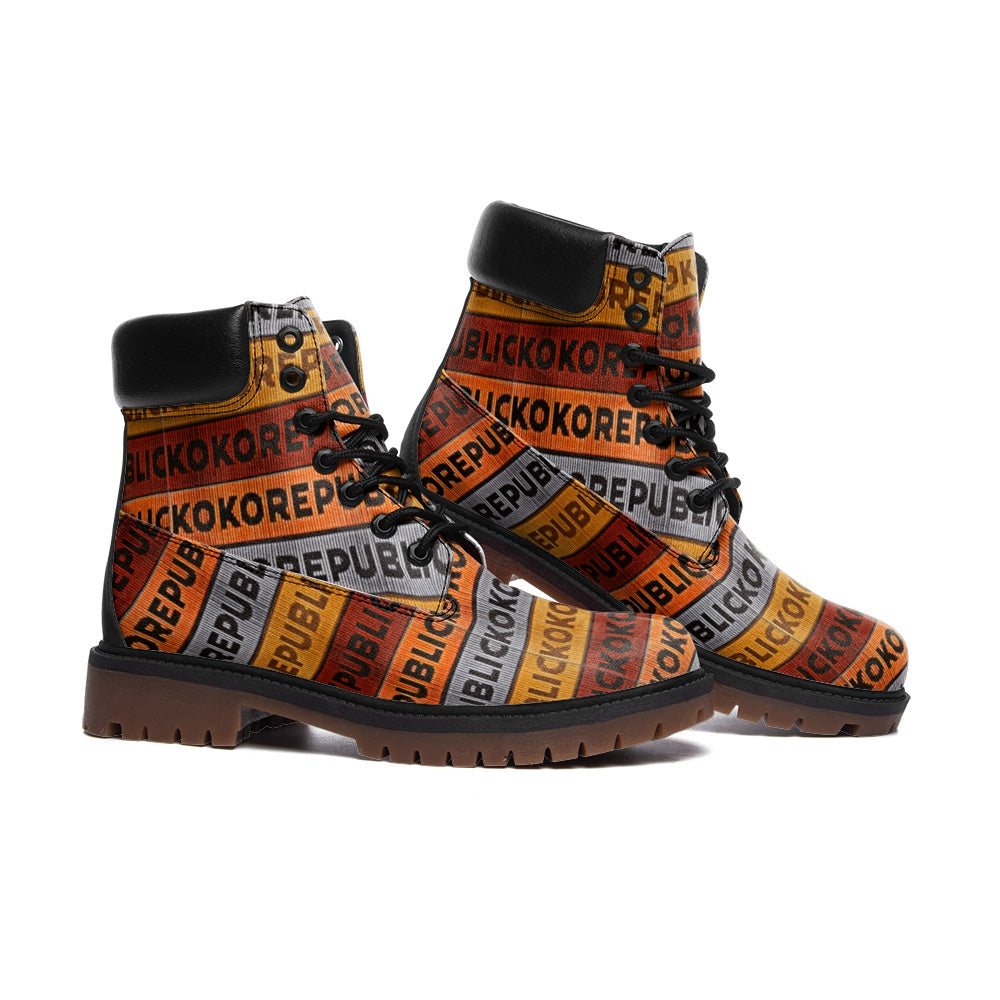 kokorepublic Casual Leather Lightweight boots TB