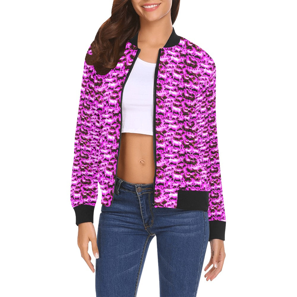 kokorepublic   r Print Bomber Jacket for Women ( H19)