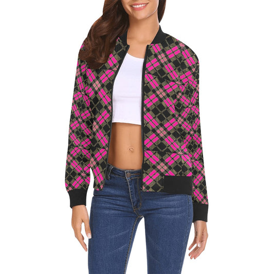 kokorepublic Print Bomber Jacket for Women ( H19)