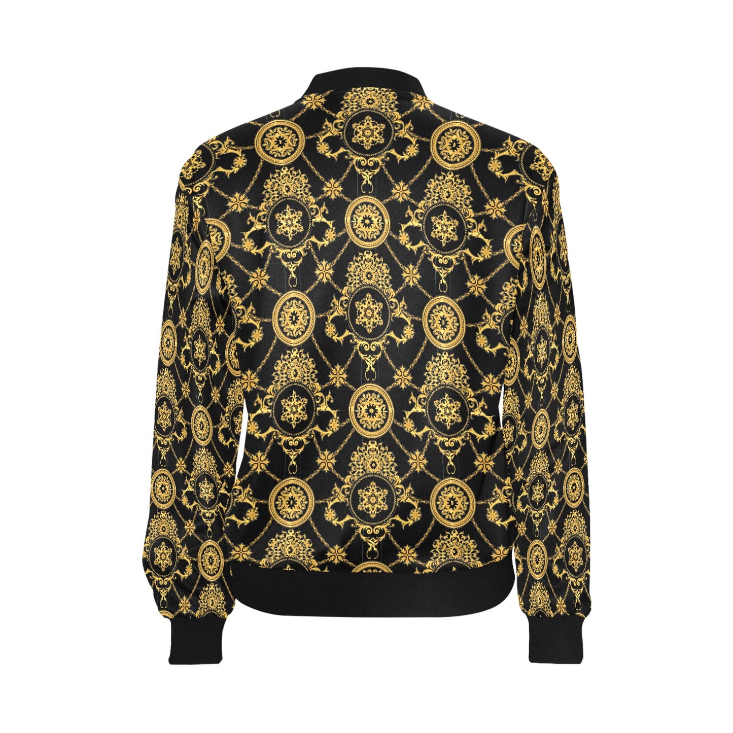 kokorepublicboutique Women's All Over Print Bomber Jacket(Model H36)