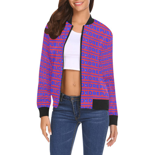 kokorepublic All Over Print Bomber Jacket for Women ( H19)