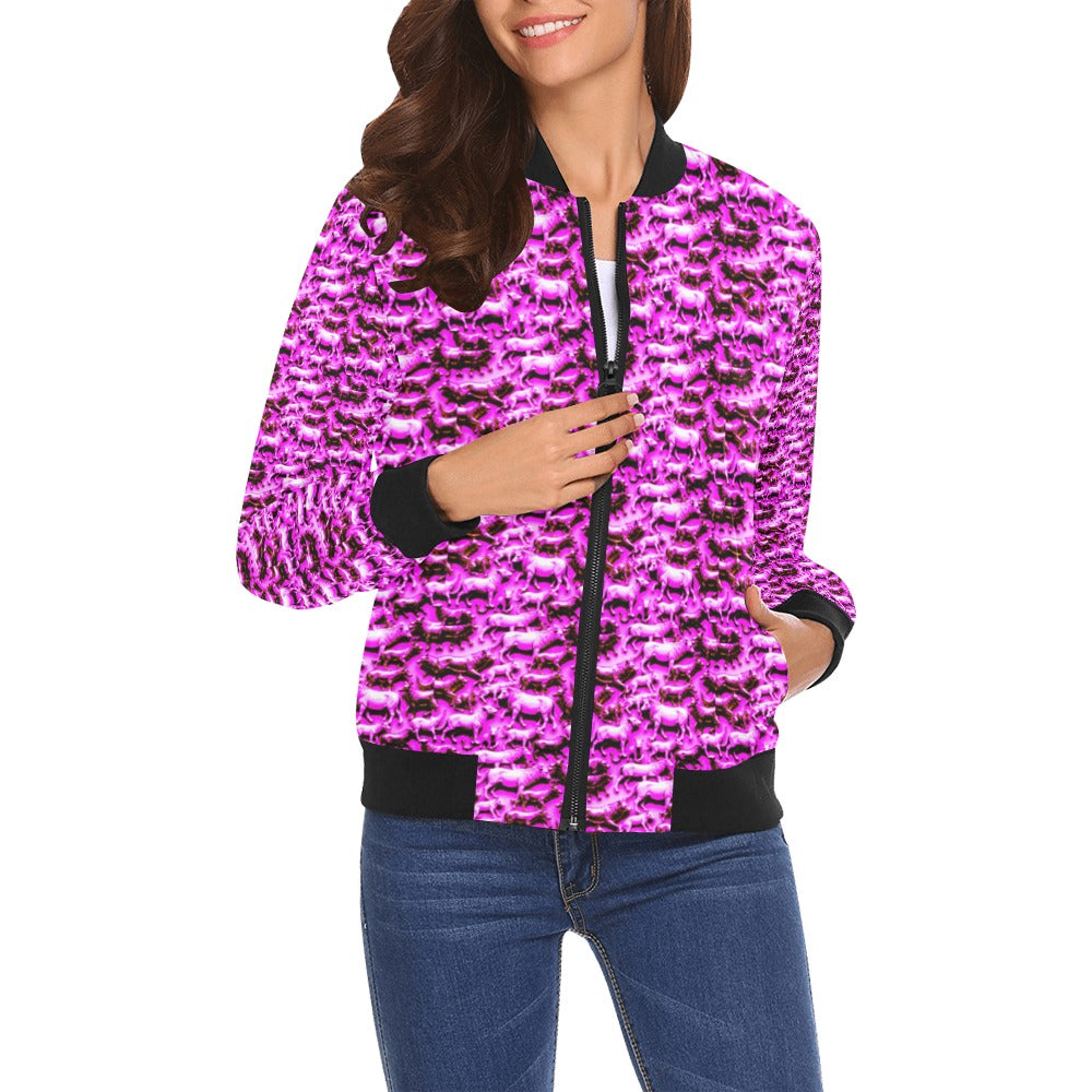 kokorepublic   r Print Bomber Jacket for Women ( H19)