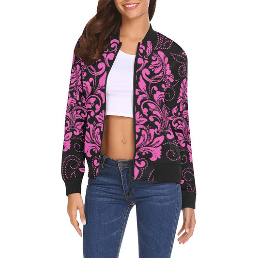 kokorepublicboutique Print Bomber Jacket for Women ( H19)