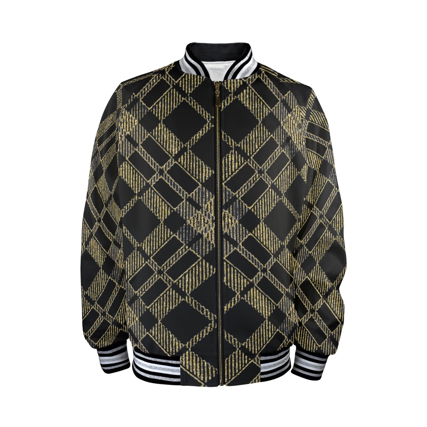 kokorepublic New Men's Striped Trim Bomber Jacket