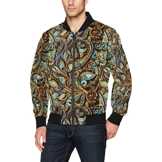 kokorepublicboutique Men's All Over Print Bomber Jacket (Model H31)