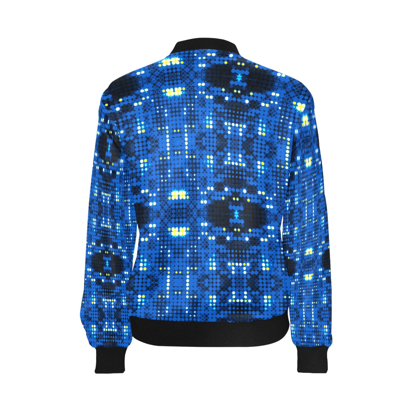 kokorepublic Women's All Over Print Bomber Jacket(Model H36)