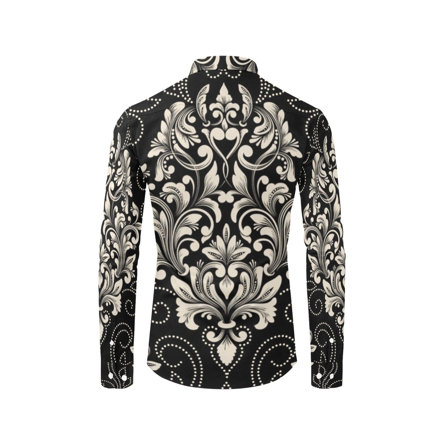 Men's All Over Print Long Sleeve Shirt(Model T61)