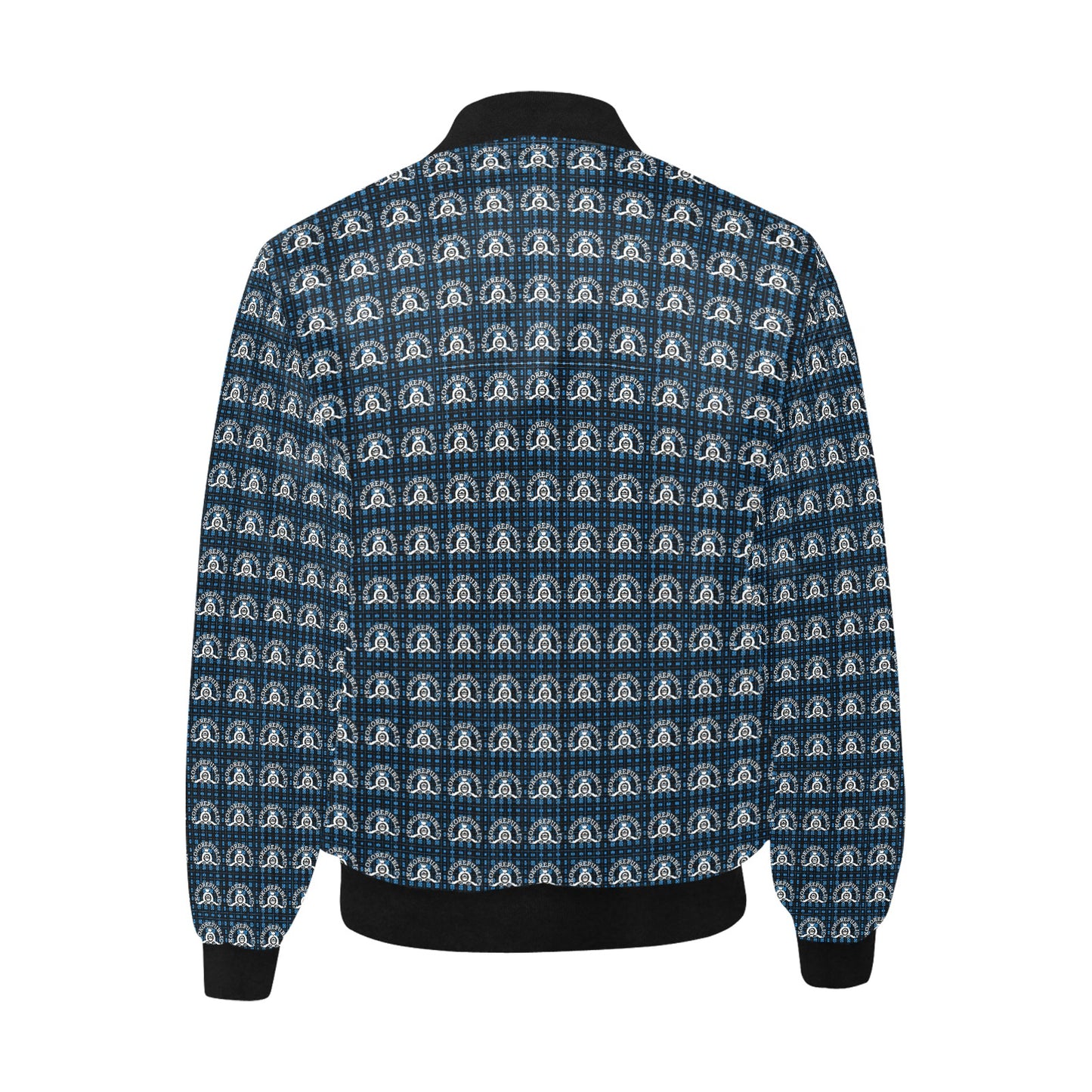 kokorepublic  Men's All Over Print Quilted Bomber Jacket(Model H33)