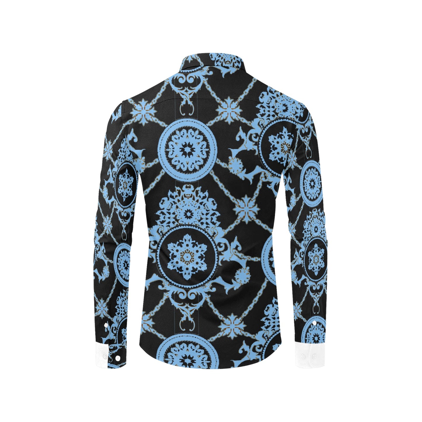 Men's All Over Print Long Sleeve Shirt(Model T61)