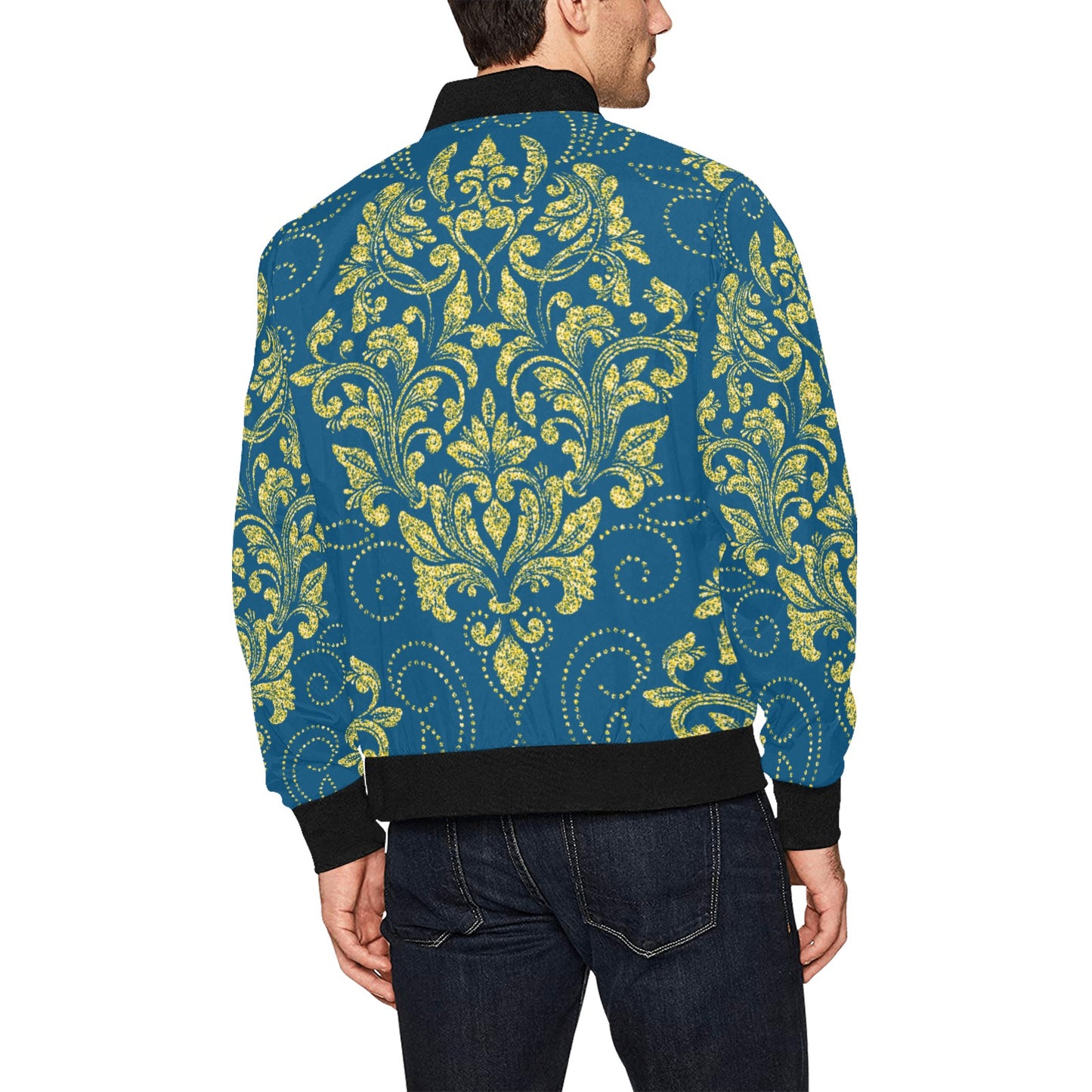 kokorepublicboutique Men's All Over Print Bomber Jacket (Model H31)