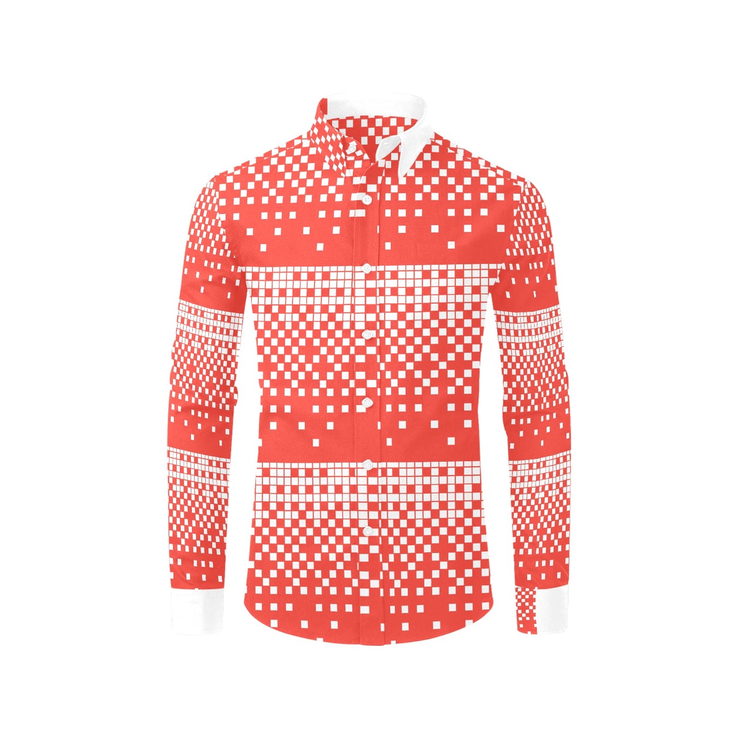 Men's All Over Print Long Sleeve Shirt(Model T61)