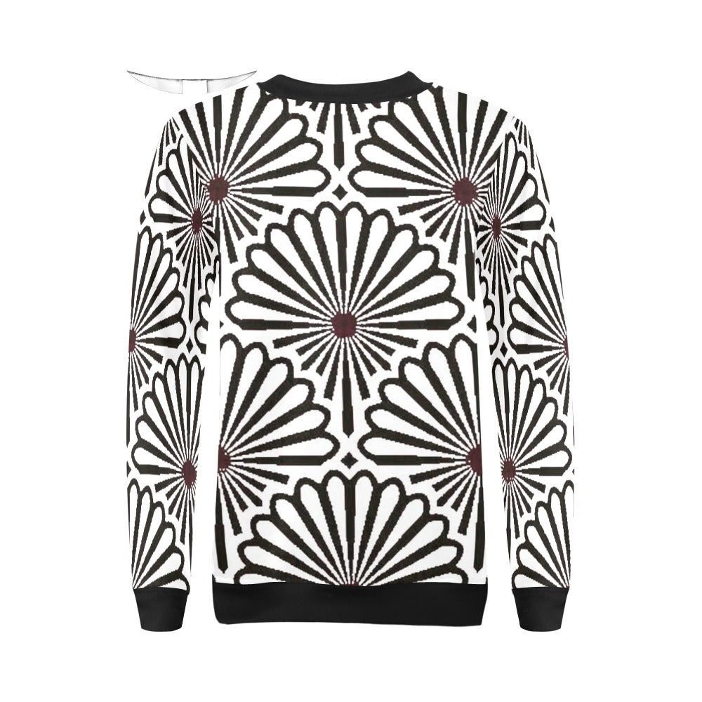 Women's All Over Print Sweatshirt (Model H18)